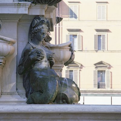 Neptunbrunnen oder Riesenbrunnen, 1566 von Giambologna and Tommaso Laureti